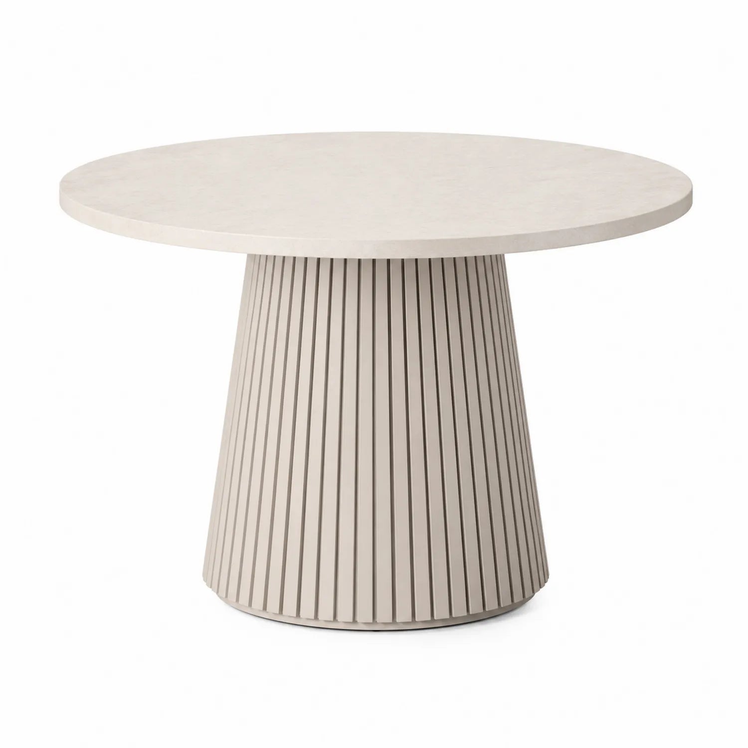 Tavolo da pranzo rotondo in marmo e metallo H75 cm