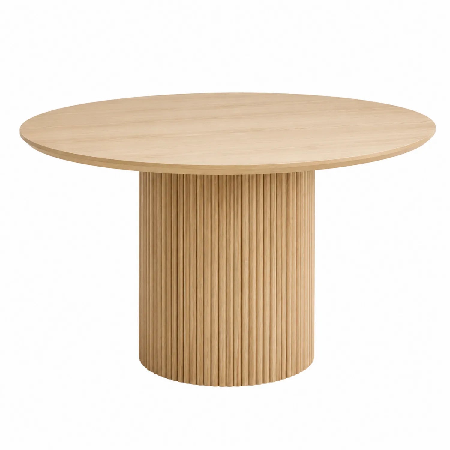 Tavolo rotondo in legno di quercia Ø 120 cm